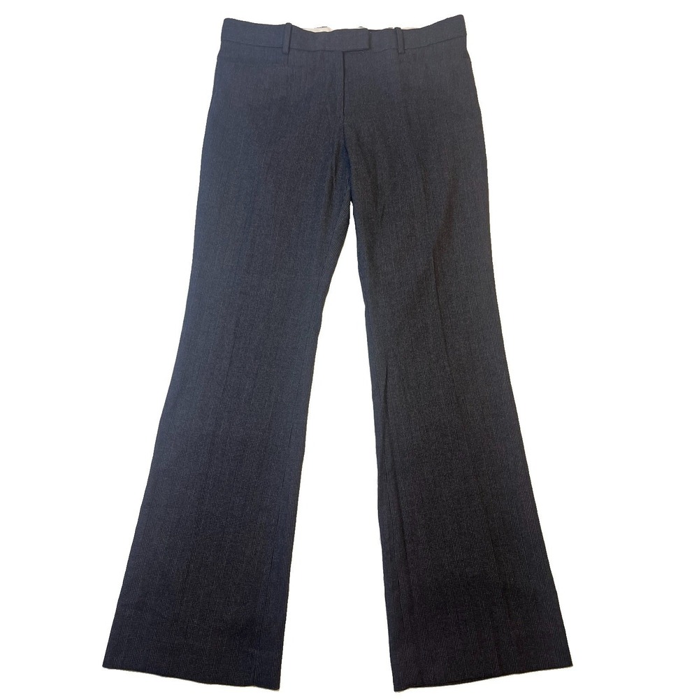 GAP Modern Boot Dress Pants Women's 10R Gray Plaid Career Bootcut Trouser 32x33